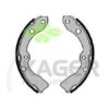 KAGER 34-0124 Brake Shoe Set